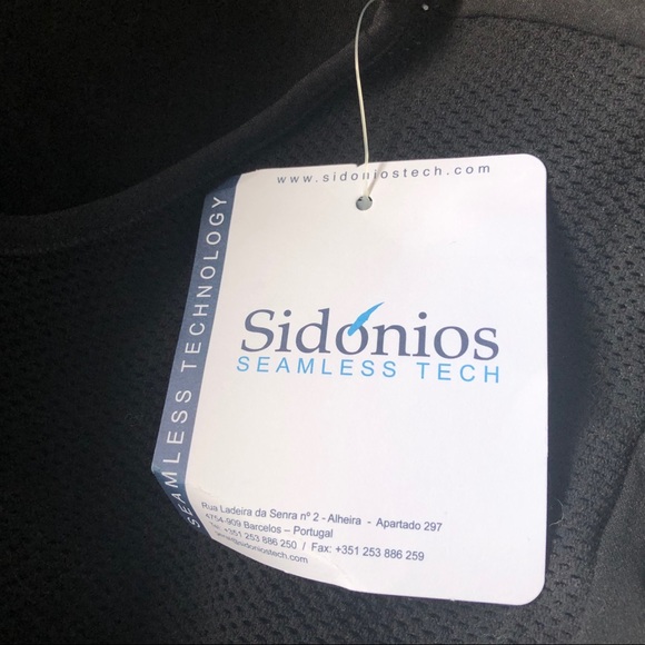 Sidonios Seamless crescent Long sleeve Crop Top L - Picture 2 of 3